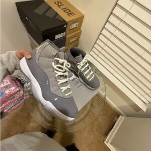Kids Gray Sneakers